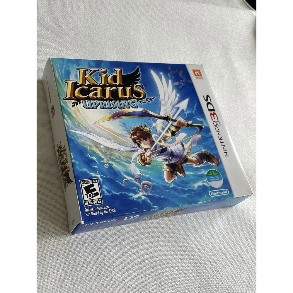 Kid Icarus: Uprising Nintendo 3DS Big Box Game Cartridge Manual No Stand 2012